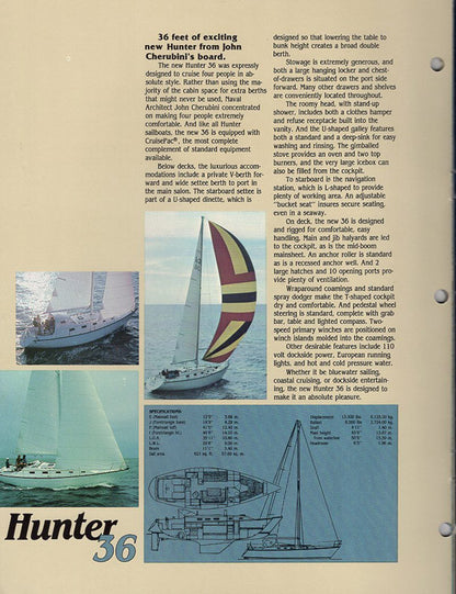 Hunter 1979 Brochure