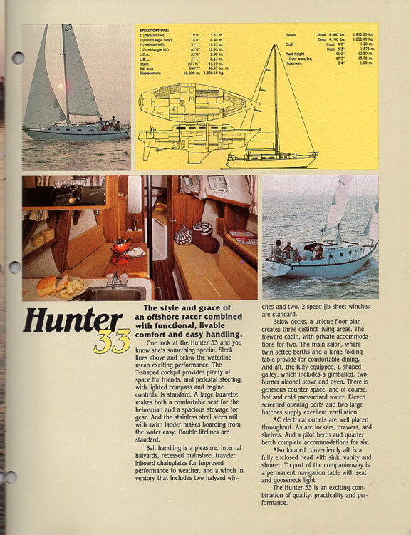 Hunter 1979 Brochure