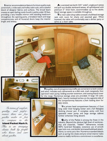 Island Packet 26 Mark II Brochure