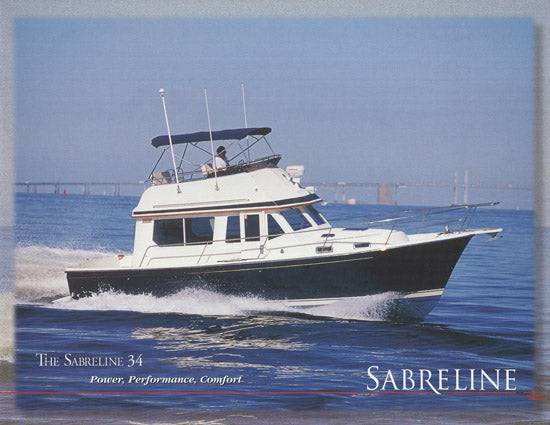 Sabreline 34 Fast Trawler Brochure