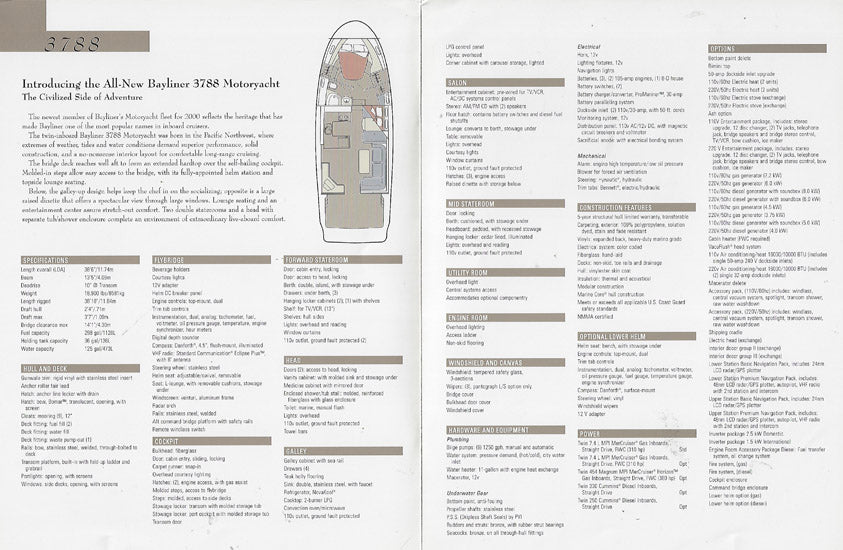 Bayliner 3788 Brochure