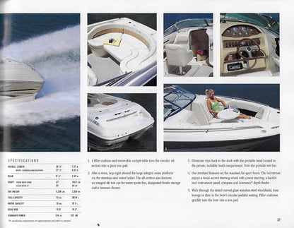 Sea Ray 2001 Sport Boats Brochure