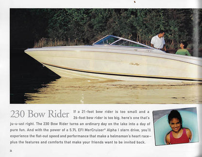 Sea Ray 2001 Sport Boats Brochure