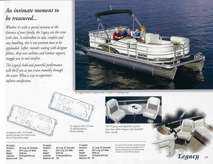 Manitou 2001 Pontoon Brochure