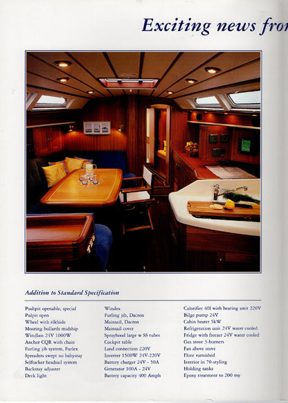Sweden Yachts 45 Brochure