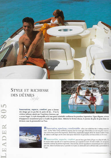 Jeanneau Leader 805 Brochure
