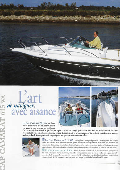 Jeanneau Cap Camarat 615 Walk Around Brochure