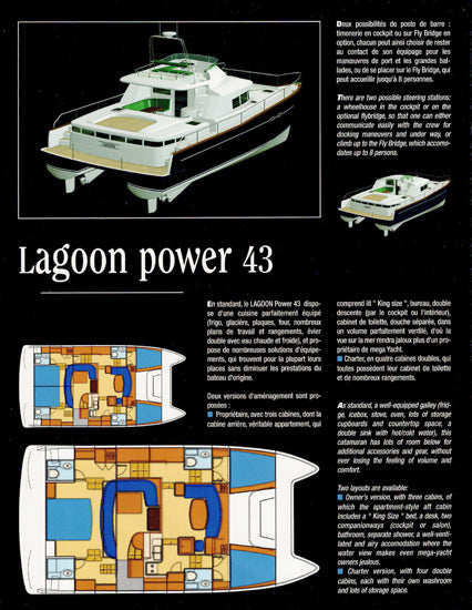 Lagoon 43 Power Brochure