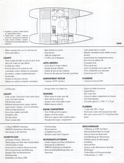 Lagoon 380 Specification Brochure