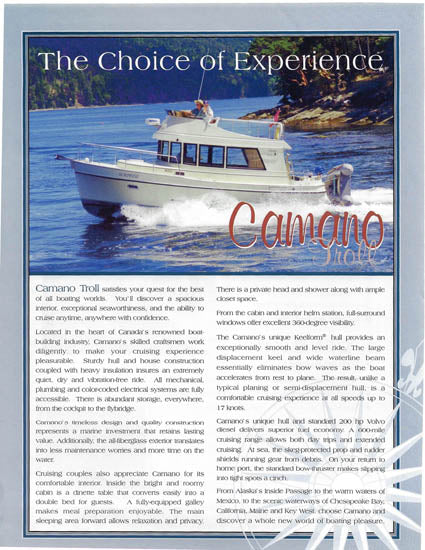 Camano Troll Brochure