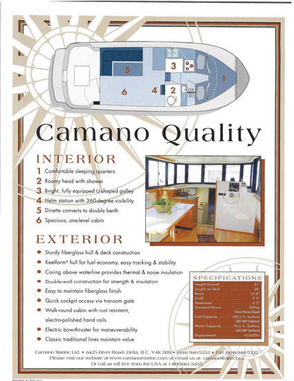 Camano Troll Brochure