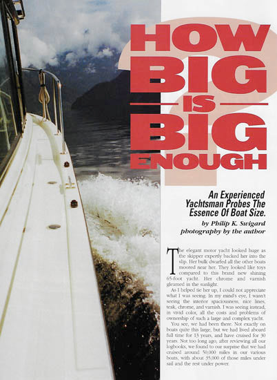 Camano Troll PassageMaker Magazine Reprint Brochure