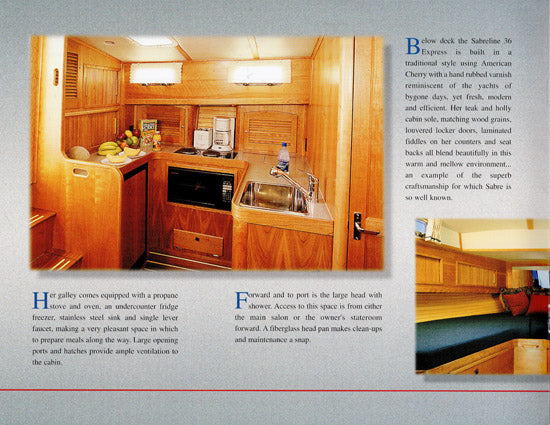 Sabreline 36 Express Cruiser Mark II Brochure