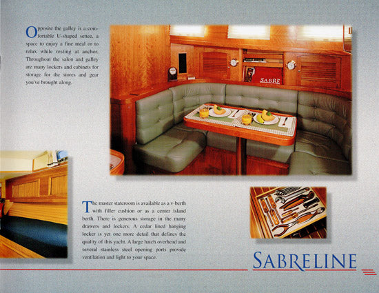 Sabreline 36 Express Cruiser Mark II Brochure