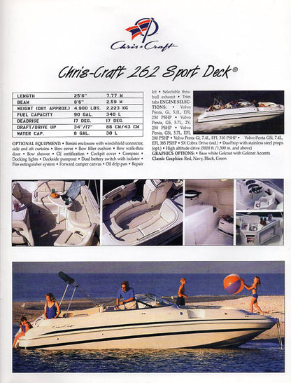 Chris Craft 2001 Full Line Brochure