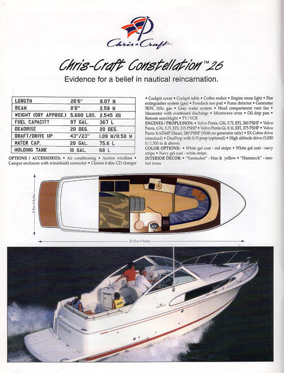 Chris Craft 2001 Full Line Brochure
