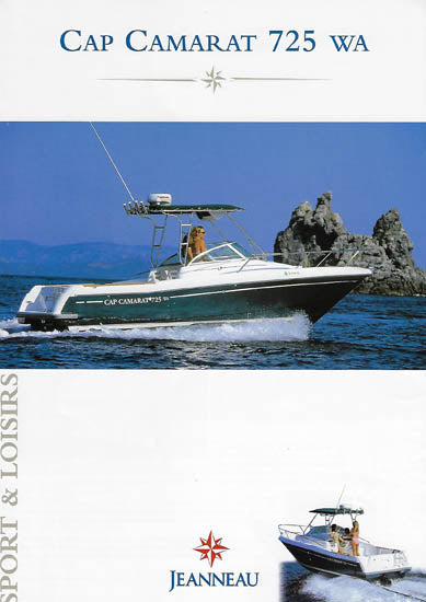Jeanneau Cap Camarat 725 Walk Around Brochure