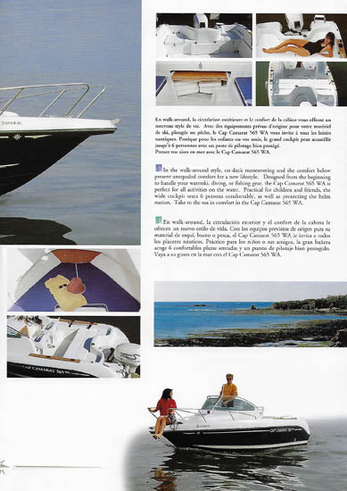 Jeanneau Cap Camarat 565 Walk Around Brochure
