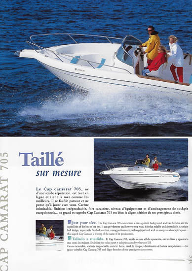 Jeanneau Cap Camarat 705 Walk Around Brochure