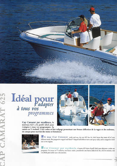Jeanneau Cap Camarat 625 Walk Around Brochure