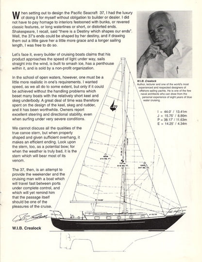 Pacific Seacraft Crealock 37 Brochure