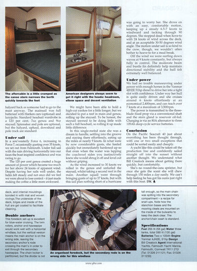 Pacific Seacraft 40 Yachting Monthly Magazine Reprint Brochure