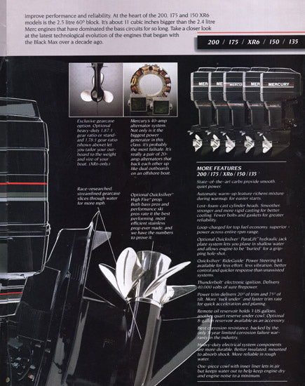 Mercury 1993 Outboard Brochure