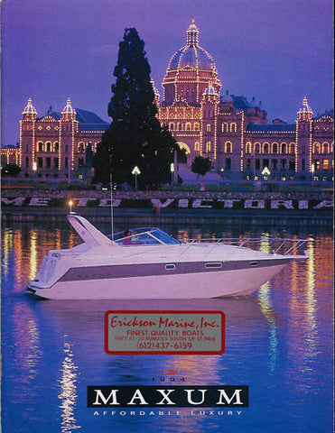 Maxum 1994 Brochure