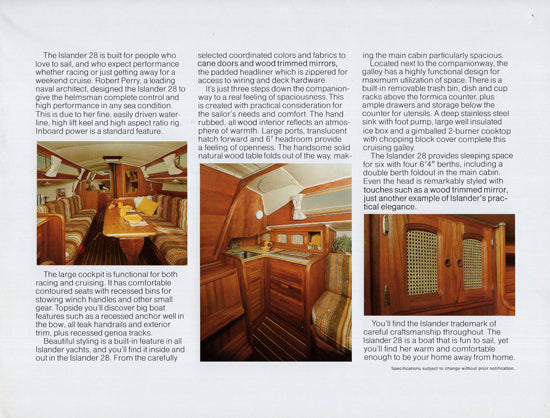 Islander 28 Brochure