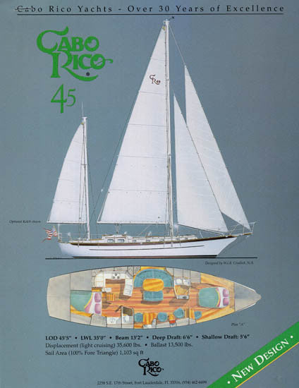 Cabo Rico 45/47 Brochure Package