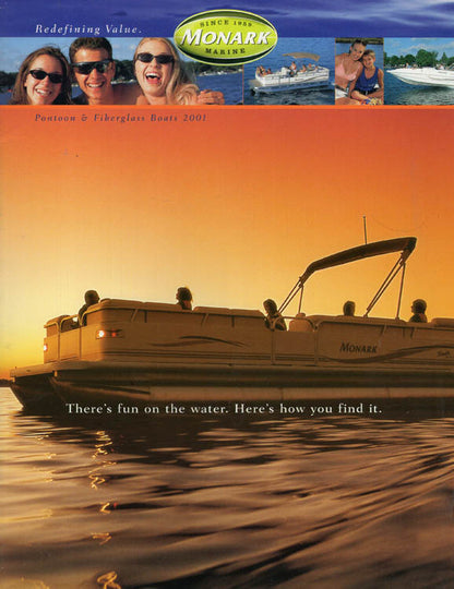 Monark 2001 Pontoon & Fiberglass Brochure
