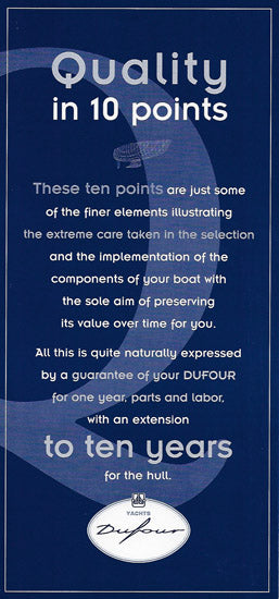 Dufour Quality Brochure