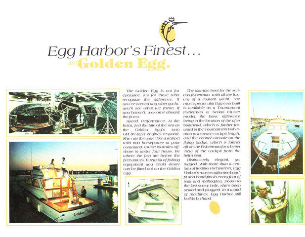 Egg Harbor Golden Egg 48 Brochure