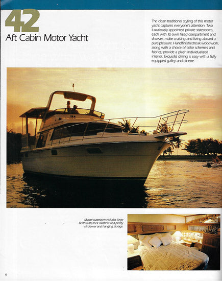 Carver 1991 Oversize Brochure – SailInfo I boatbrochure.com