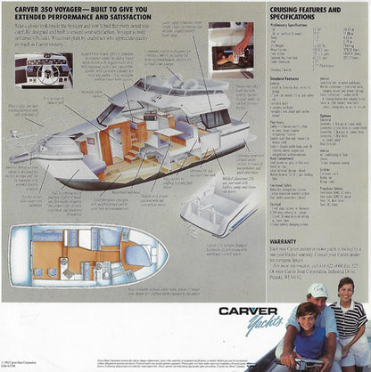 Carver 350 Voyager Brochure