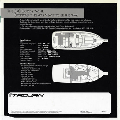 Trojan 370 Express Brochure