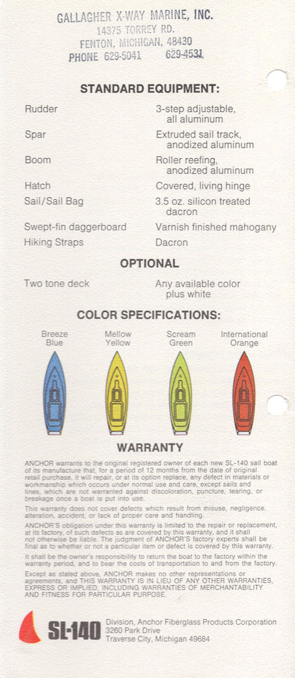SL-140 Brochure