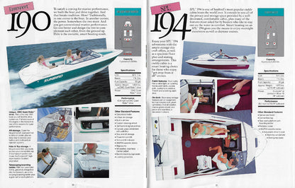 Sunbird 1992 Brochure