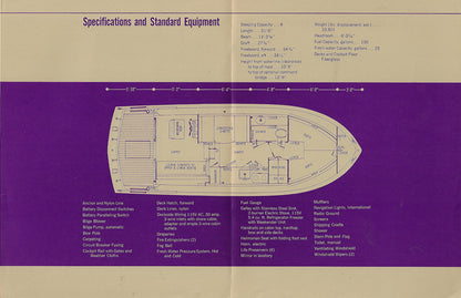 Chris Craft Commander 31 Sedan Specification Brochure