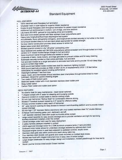 Outbound 44 Brochure Package