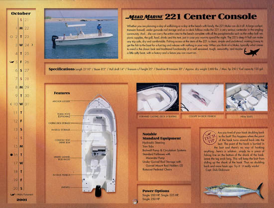 Mako 2001 Brochure
