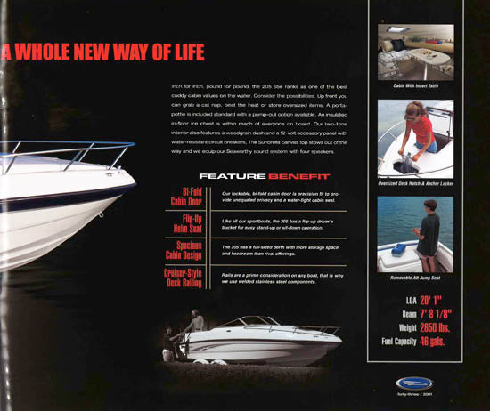 Chaparral 2001 SS Sportboats Brochure