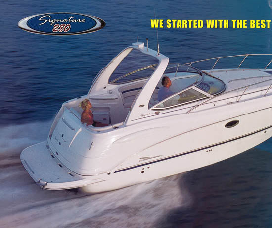 Chaparral 2001 Signature Cruisers Brochure