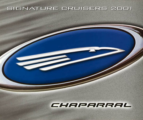 Chaparral 2001 Signature Cruisers Brochure