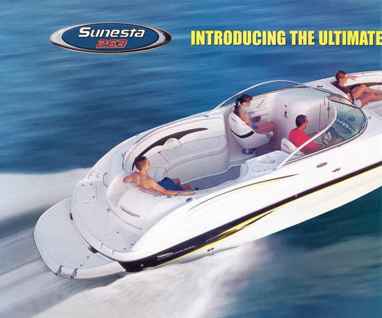 Chaparral 2001 Sunesta Deck Boats Brochure