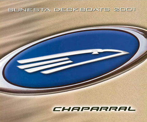 Chaparral 2001 Sunesta Deck Boats Brochure