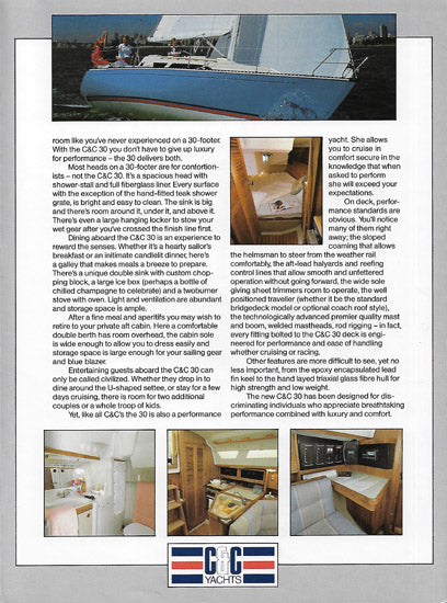C&C 30 Brochure