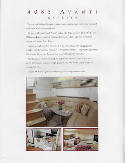 Bayliner 1997 Avanti Brochure