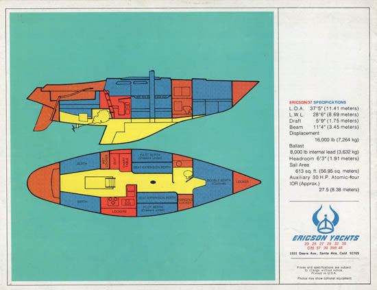 Ericson 37 Brochure