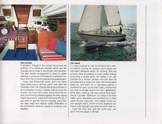 Ericson 29 Brochure